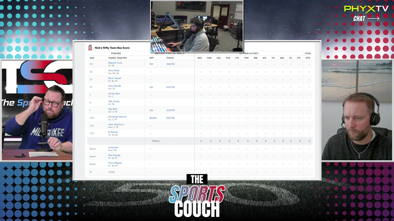 Ep. 187 - Week 8 NFL Recap and NBA Chatter