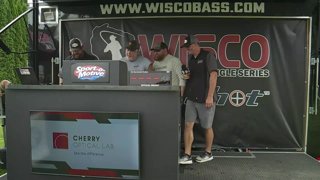 WiscoBASS - TEAM ELITE DAY 1 Weigh In