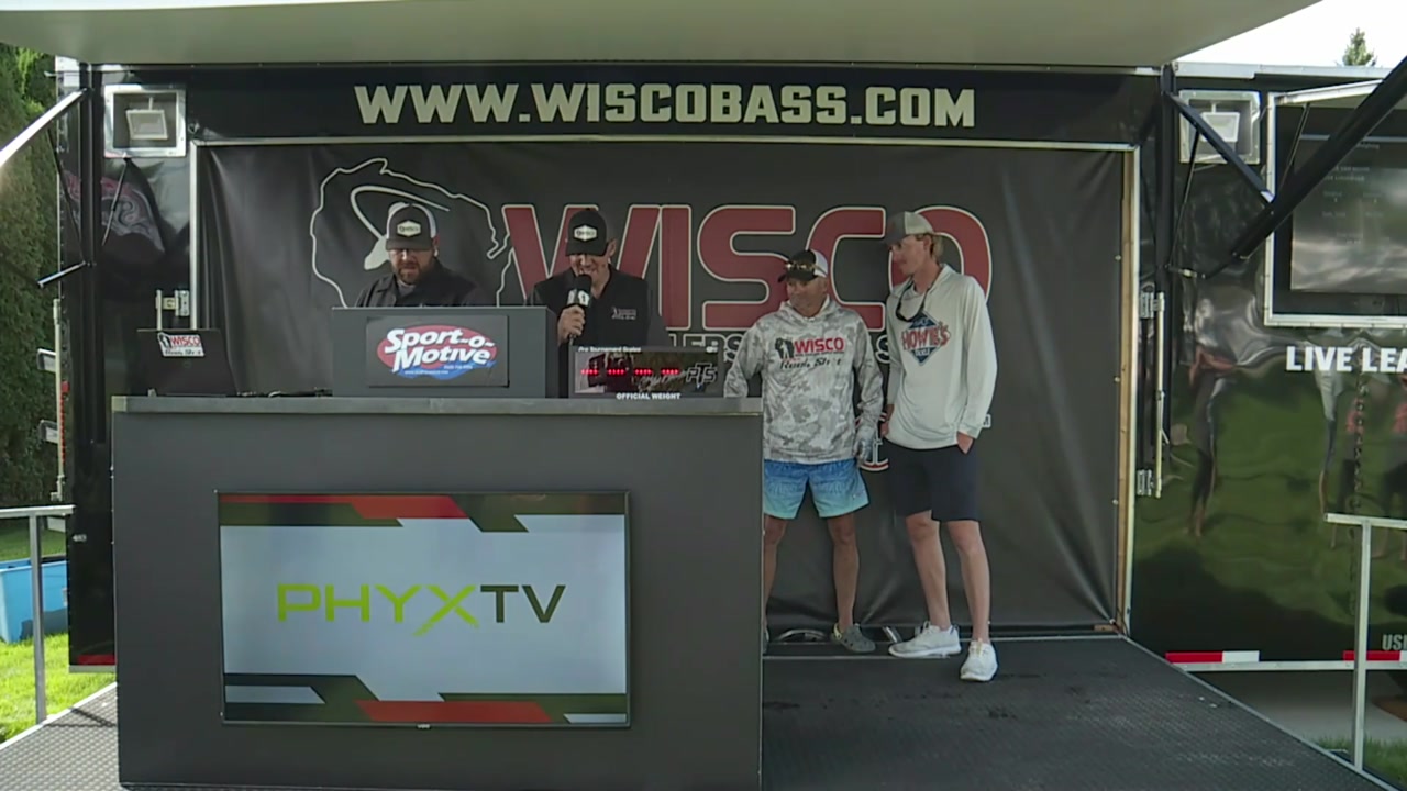 WiscoBASS - TEAM ELITE DAY 2 Weigh In